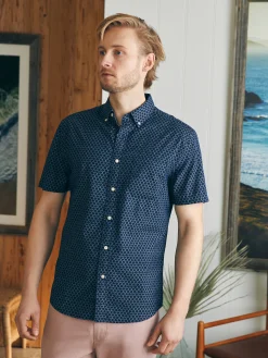Faherty Brand Short-Sleeve Stretch Playa Shirt (Tall) -^ Shirts