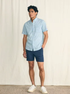 Faherty Brand Short-Sleeve Stretch Playa Shirt (Tall) -^ Shirts