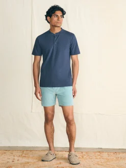 Faherty Brand Short-Sleeve Sunwashed Henley -^ T-Shirts & Henleys