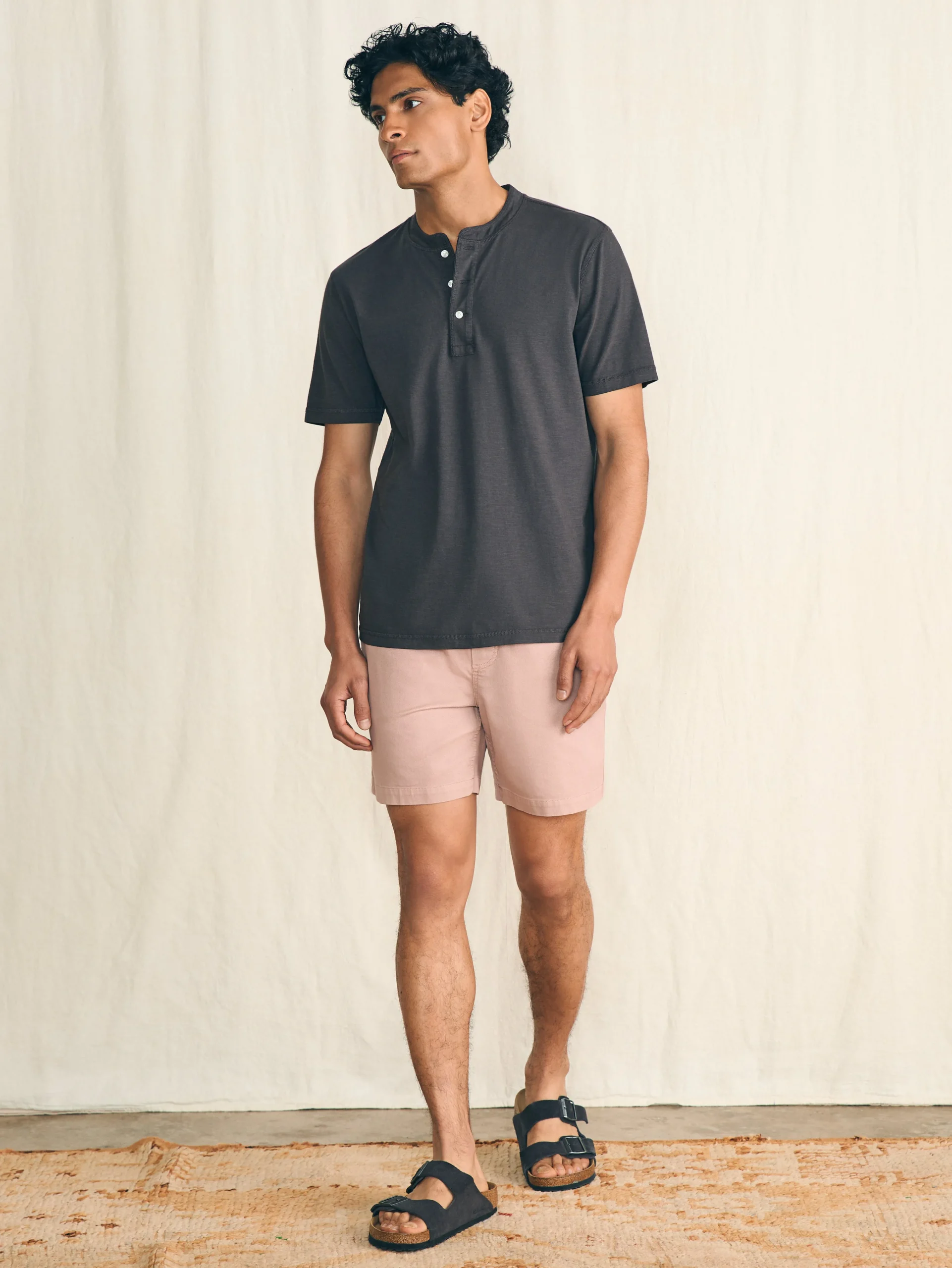 Faherty Brand Short-Sleeve Sunwashed Henley -^ T-Shirts & Henleys