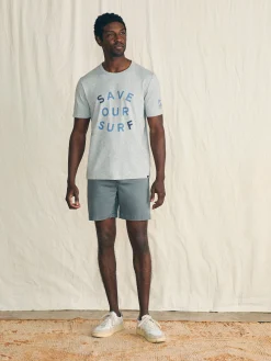 Faherty Brand Short-Sleeve Surfrider Sunwashed Tee -^ T-Shirts & Henleys