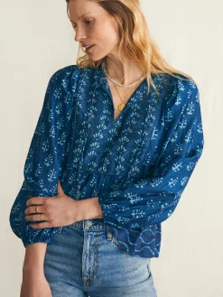 Faherty Brand Silk Blend Solstice Top -^Women Shirts & Tops