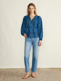 Faherty Brand Silk Blend Solstice Top -^Women Shirts & Tops