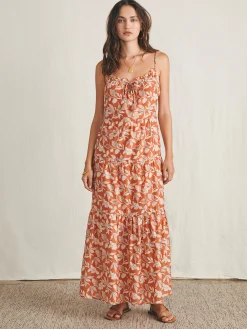 Faherty Brand Silk Blend Sun Chaser Maxi Dress -^Women Dresses