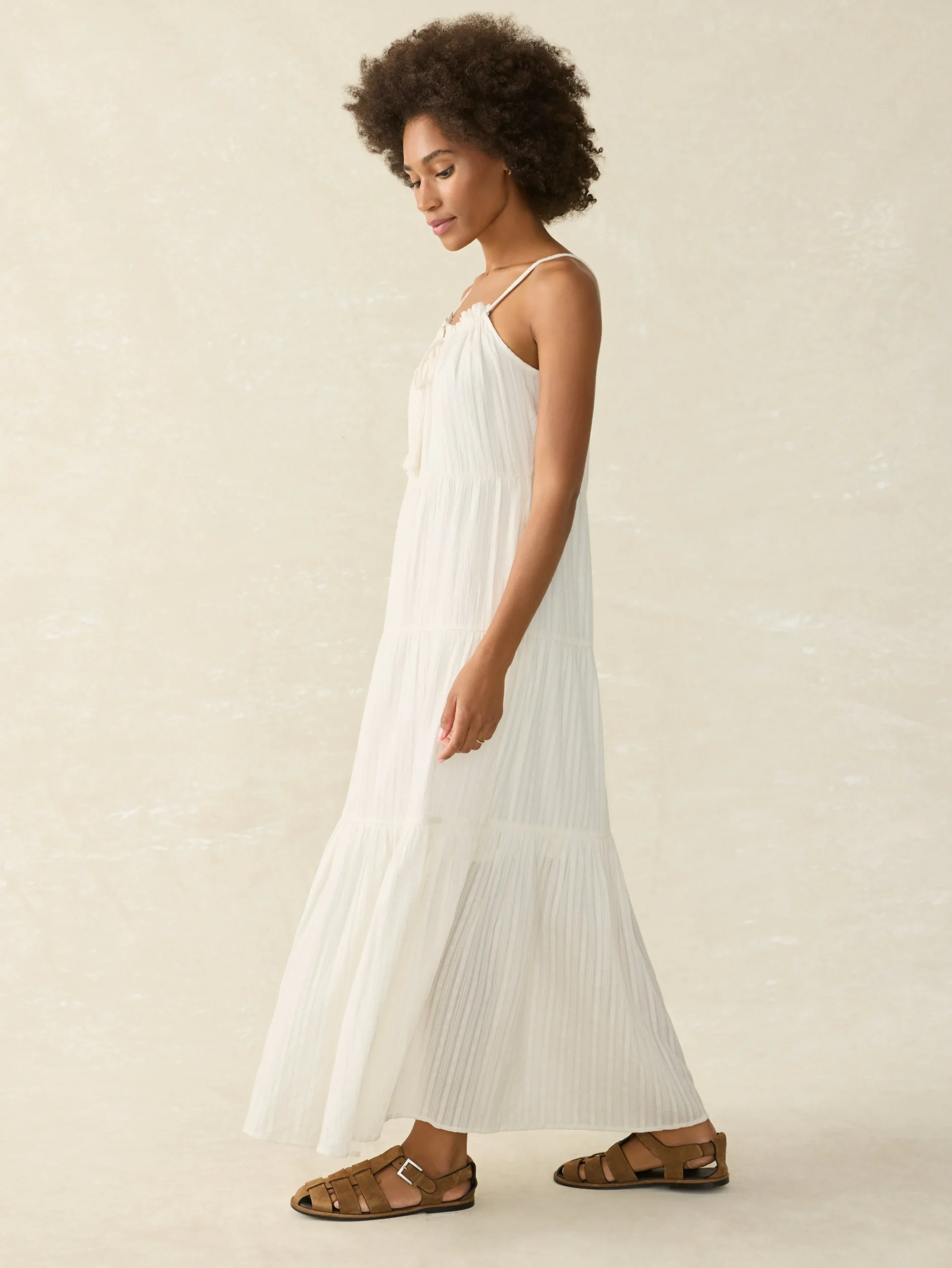 Faherty Brand Silk Blend Sun Chaser Maxi Dress -^Women Dresses