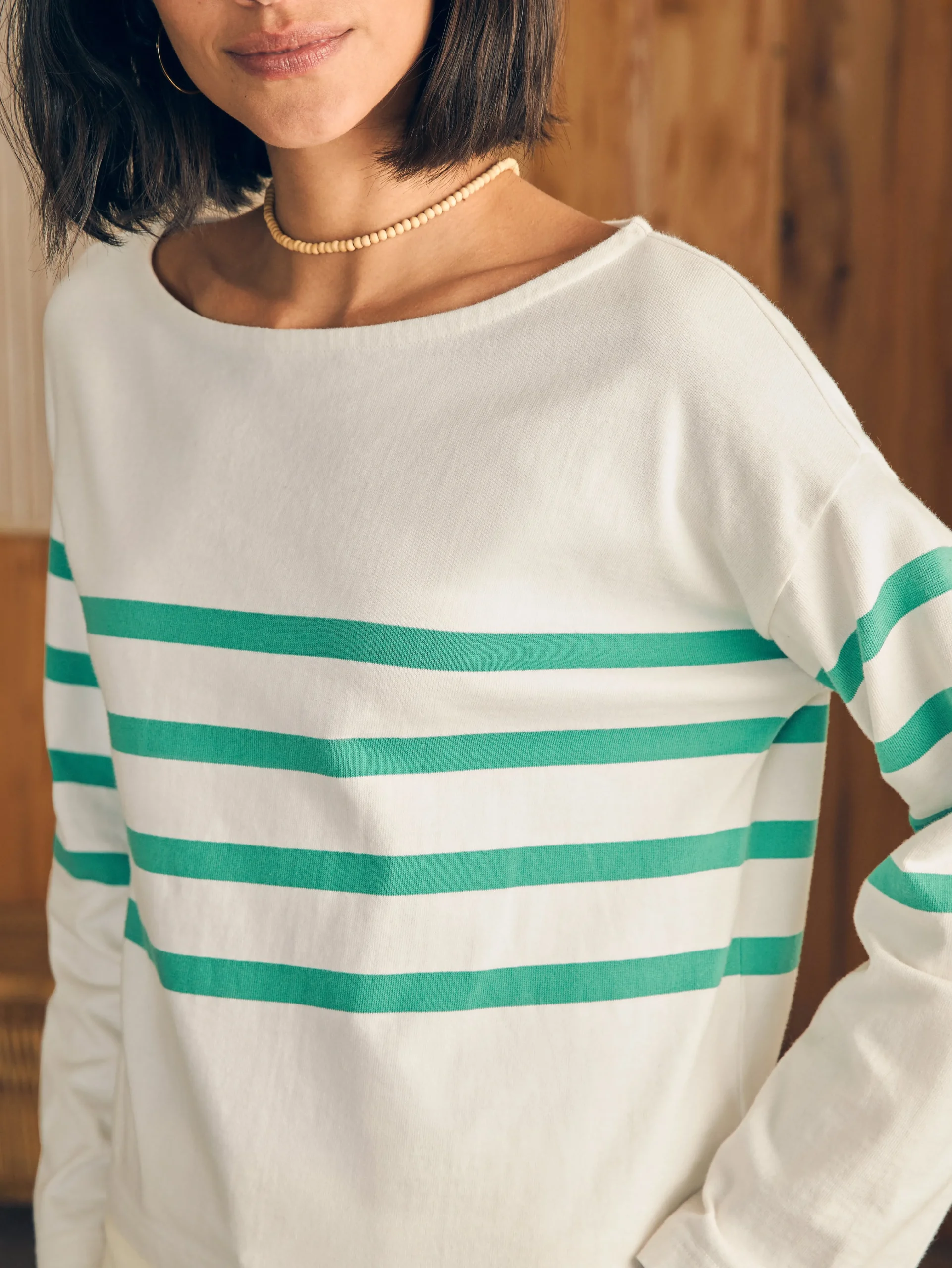 Faherty Brand Sport Jersey Long-Sleeve Tee -^Women T-Shirts