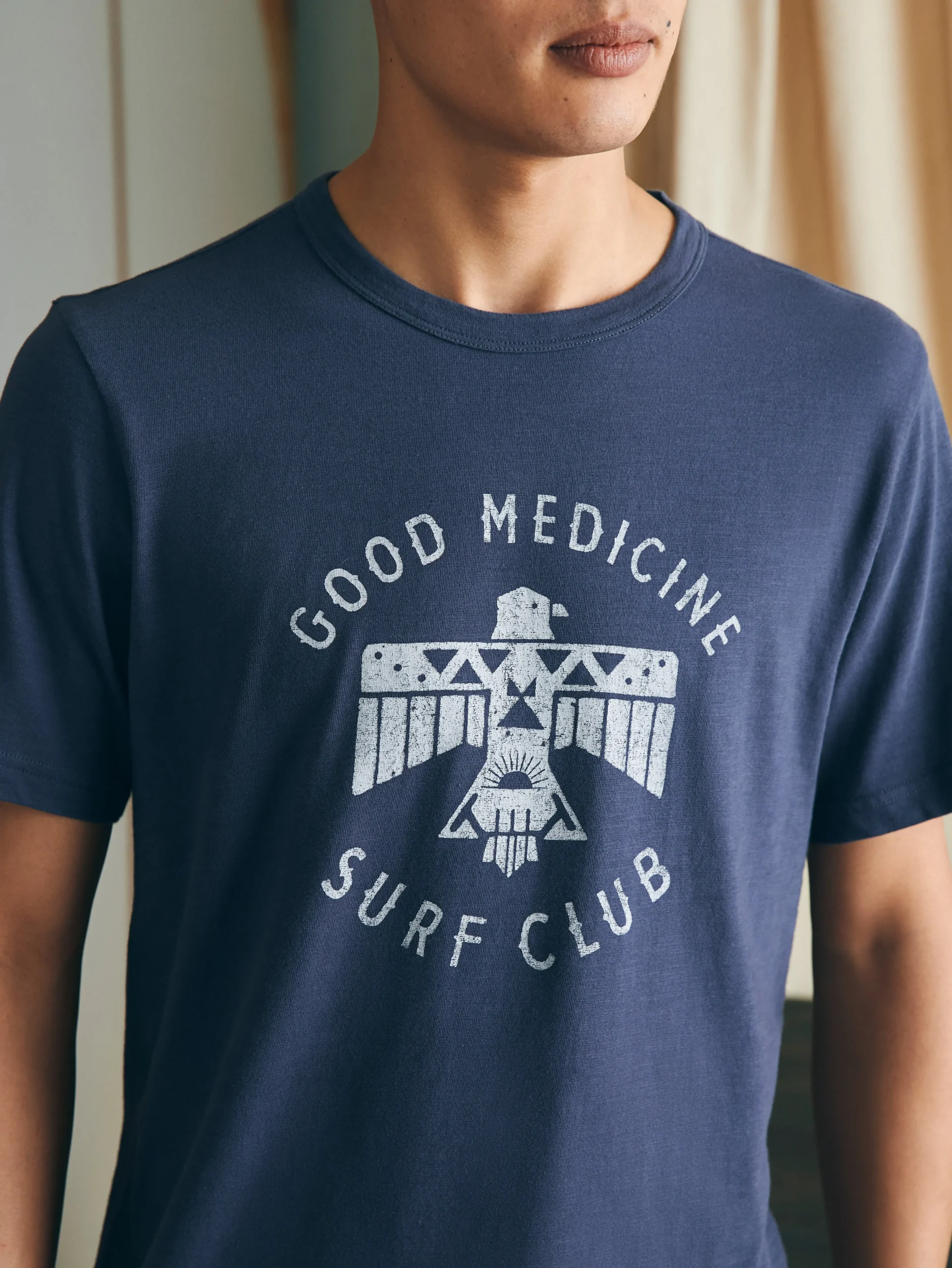 Faherty Brand Steven Paul Judd Good Medicine Surf Club Tee -^ T-Shirts & Henleys