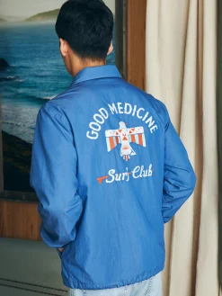 Faherty Brand Steven Paul Judd Good Medicine Sunwashed Coaches Jacket -^ Jackets & Vests