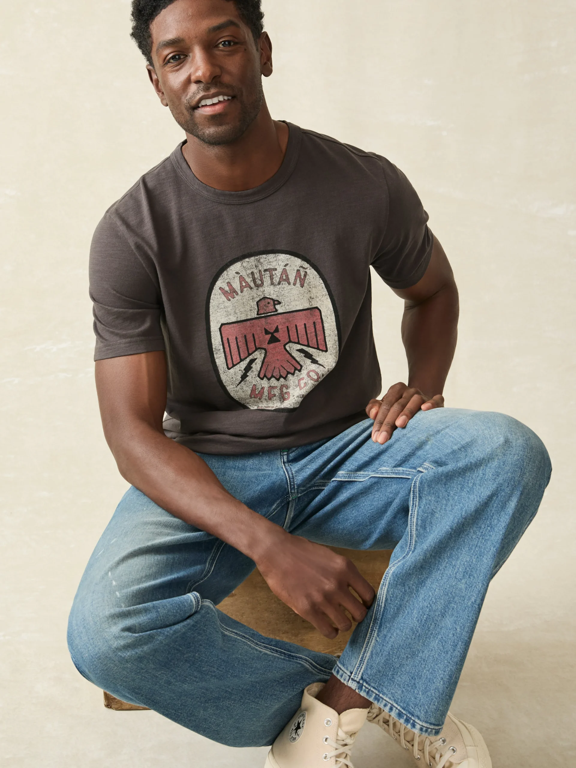 Faherty Brand Steven Paul Judd Sunwashed Tee -^ T-Shirts & Henleys