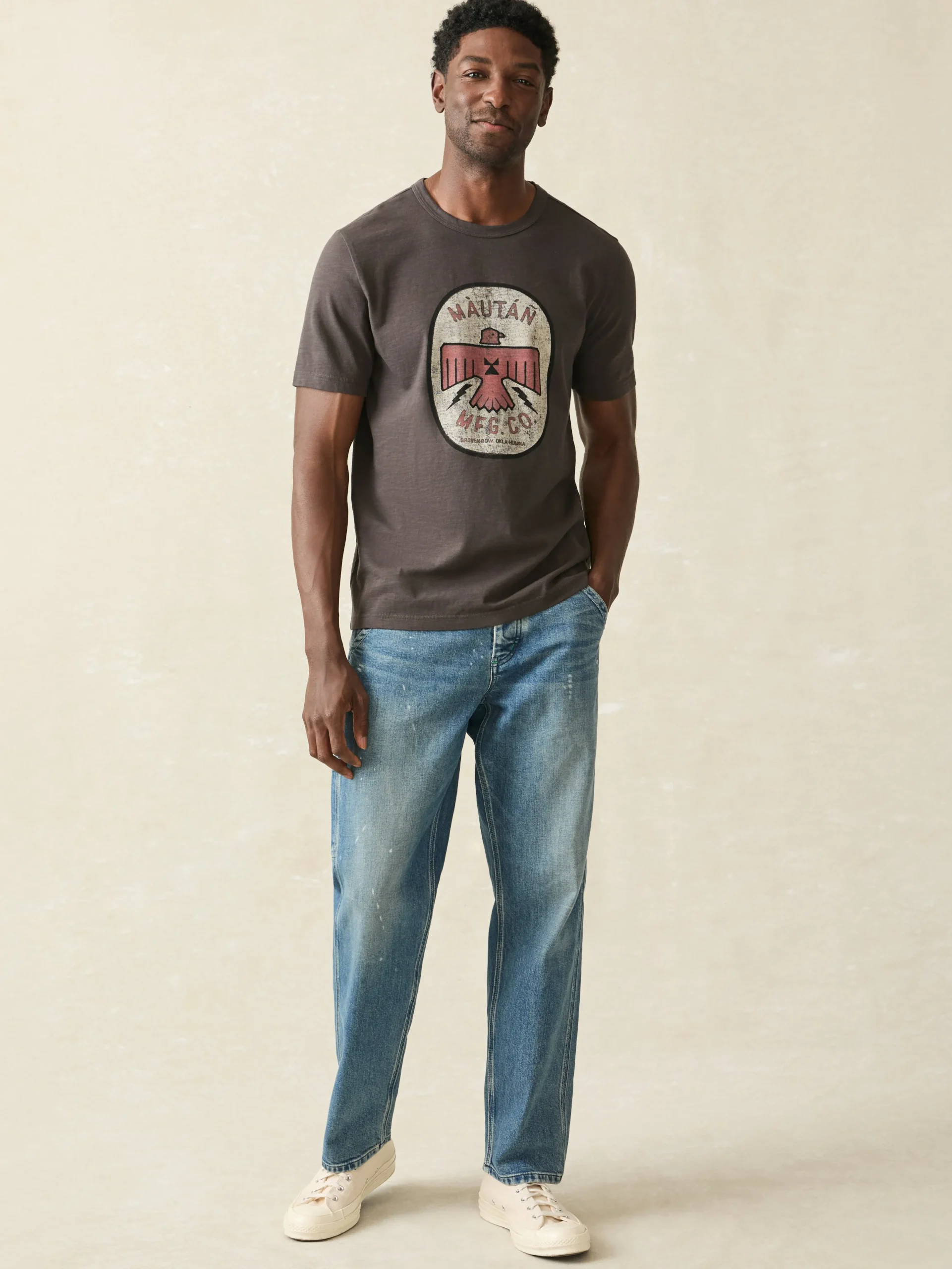 Faherty Brand Steven Paul Judd Sunwashed Tee -^ T-Shirts & Henleys