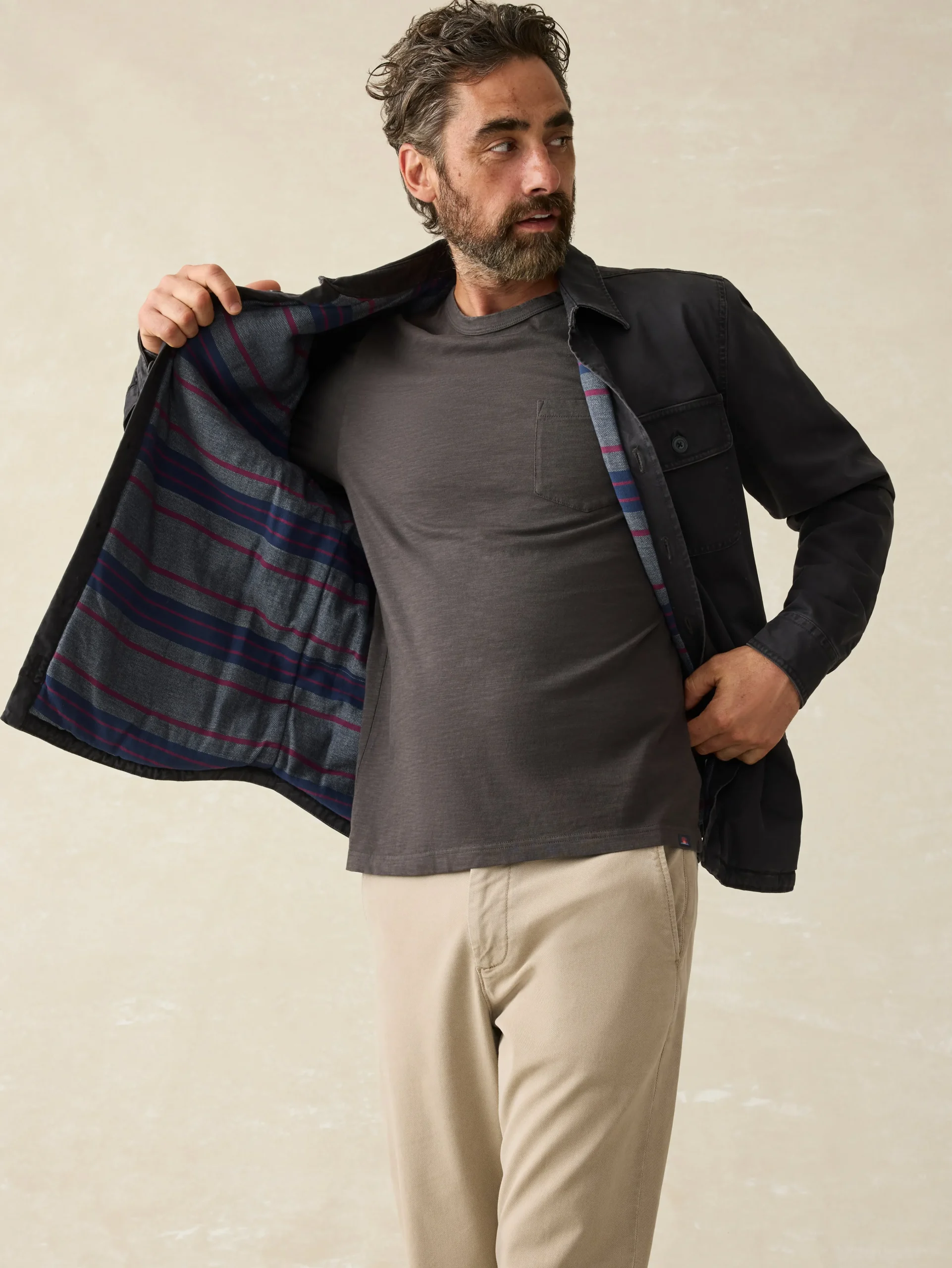 Faherty Brand Stretch Blanket Lined CPO -^ Jackets & Vests