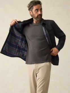 Faherty Brand Stretch Blanket Lined CPO (Tall) -^ Jackets & Vests