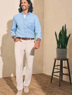 Faherty Brand Stretch Corduroy 5-Pocket Pant (32" Inseam) -^ Pants