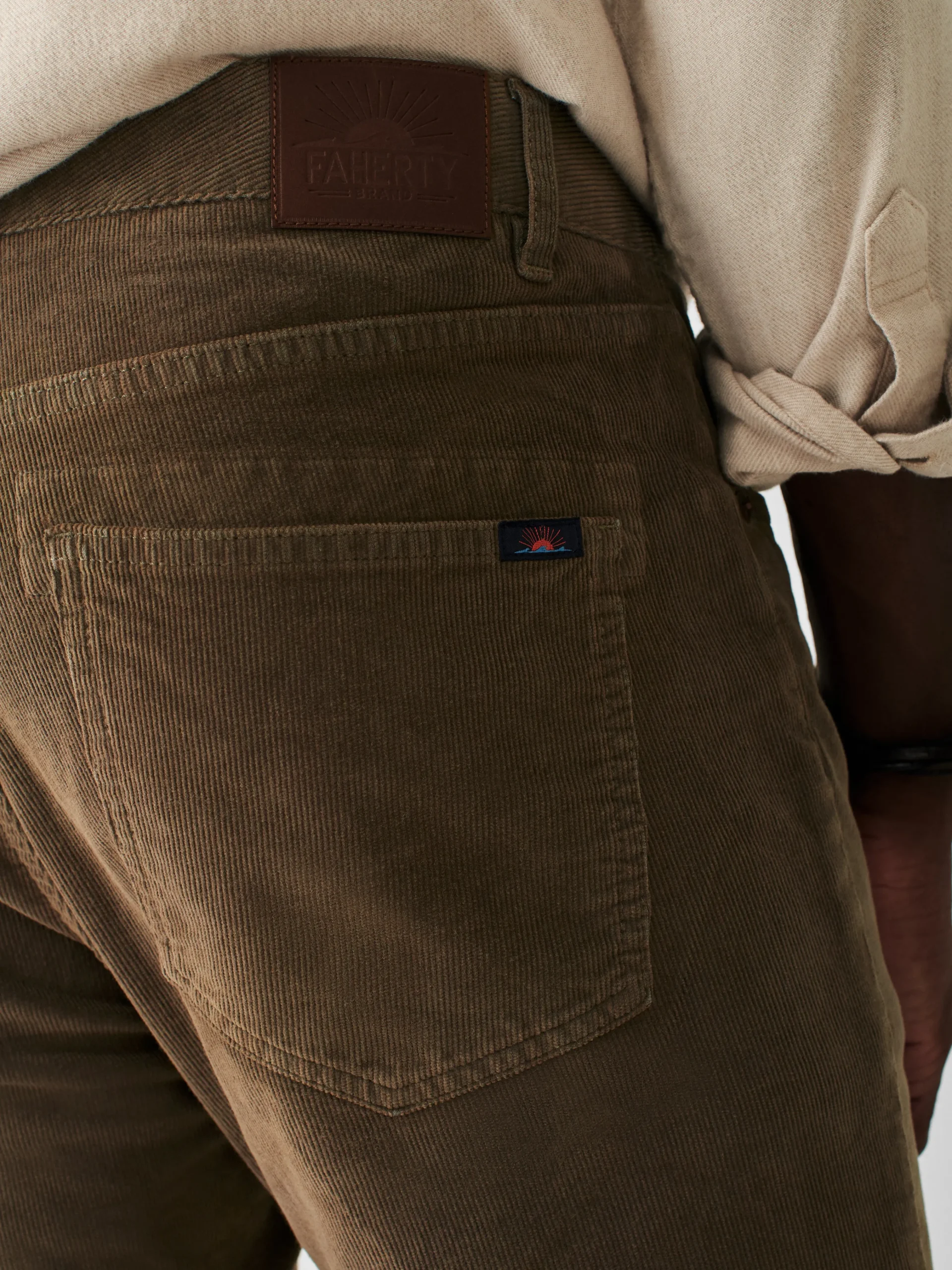Faherty Brand Stretch Corduroy 5-Pocket Pant -^ Pants