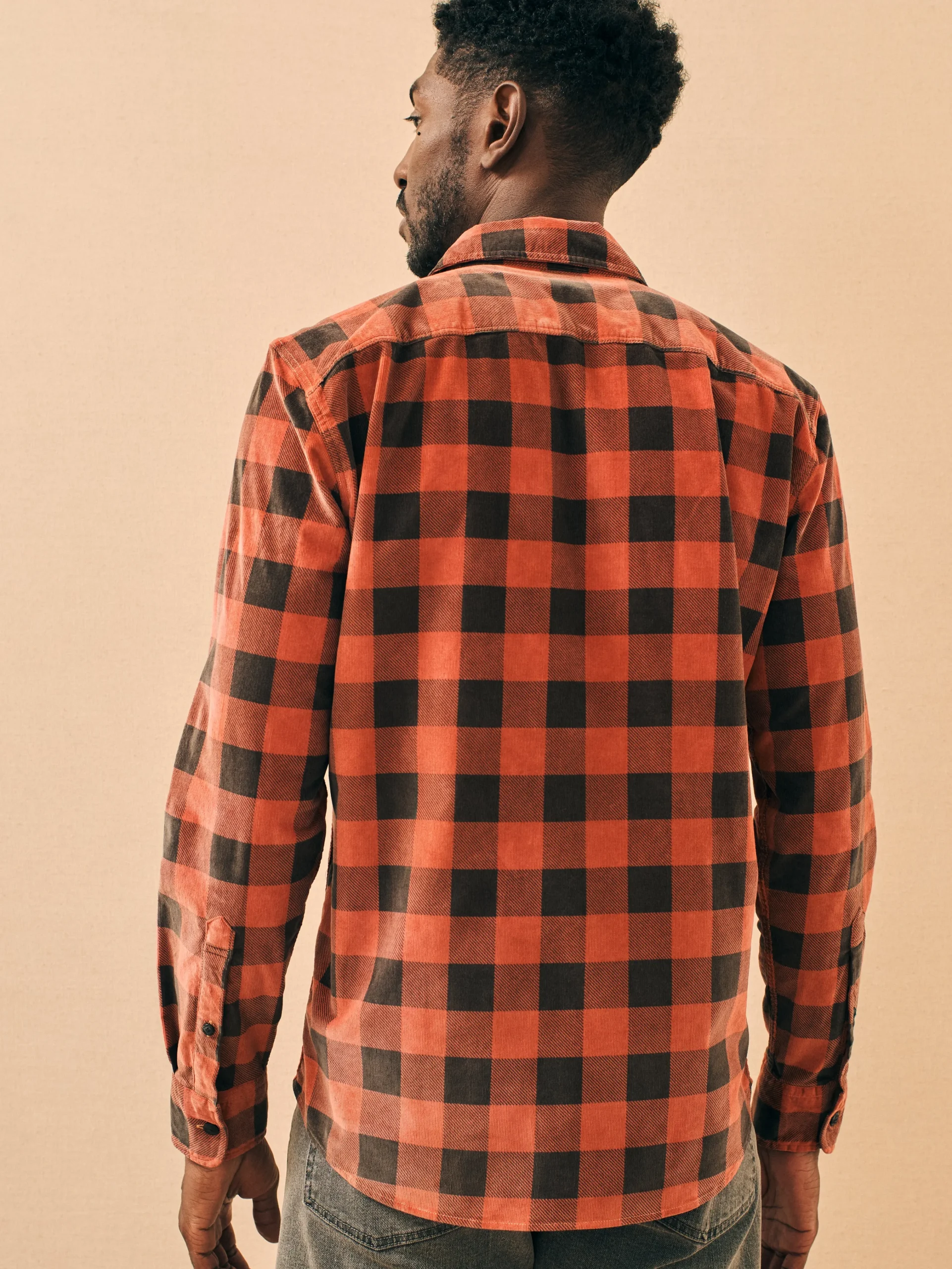 Faherty Brand Stretch Corduroy Work Shirt -^ Shirts