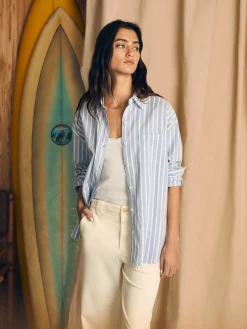 Faherty Brand Stretch Oxford Relaxed Shirt -^Women Shirts & Tops