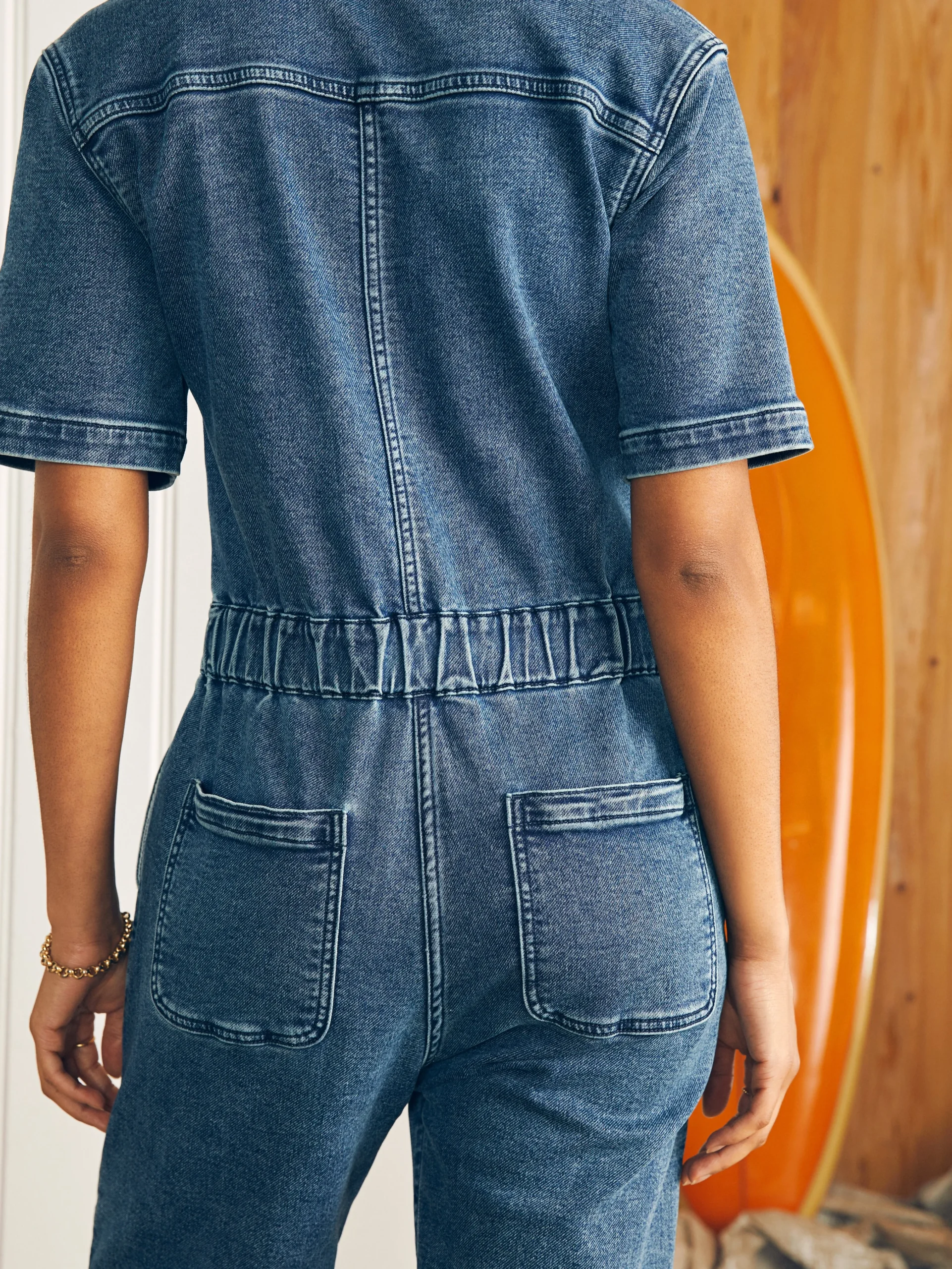 Faherty Brand Stretch Terry Blythe Jumpsuit -^Women Dresses|Overalls & Jumpsuits