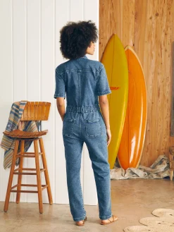 Faherty Brand Stretch Terry Blythe Jumpsuit -^Women Dresses|Overalls & Jumpsuits