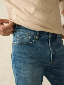 Faherty Brand Stretch Terry Indigo 5-Pocket Pant -^ Pants