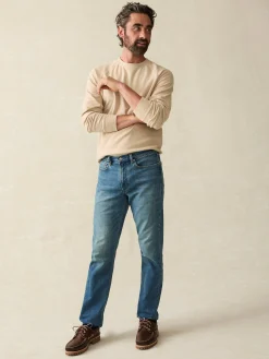 Faherty Brand Stretch Terry Indigo 5-Pocket Pant -^ Pants