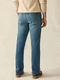Faherty Brand Stretch Terry Indigo 5-Pocket Pant -^ Pants