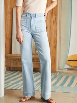 Faherty Brand Stretch Terry Patch Pocket Pant -^Women Pants|Jeans