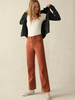 Faherty Brand Stretch Terry Patch Pocket Pant -^Women Pants