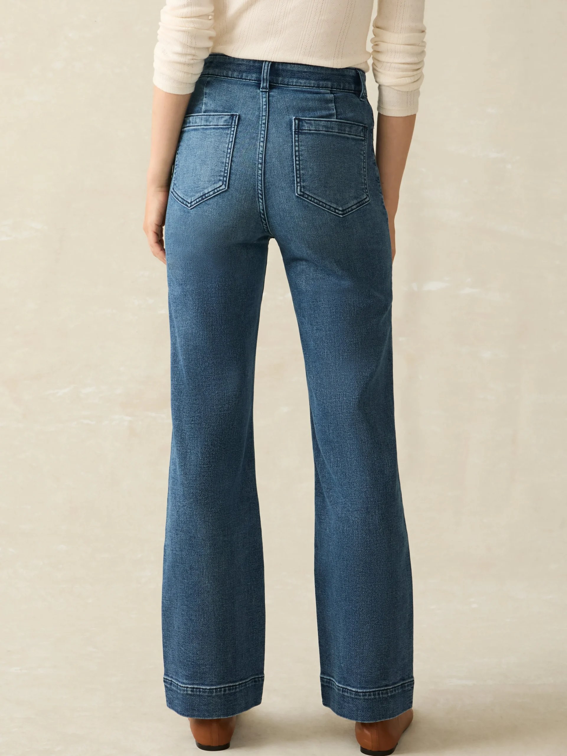 Faherty Brand Stretch Terry Patch Pocket Pant -^Women Pants|Jeans