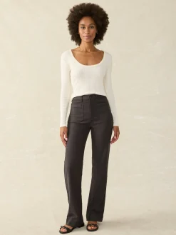 Faherty Brand Stretch Terry Patch Pocket Pant -^Women Pants