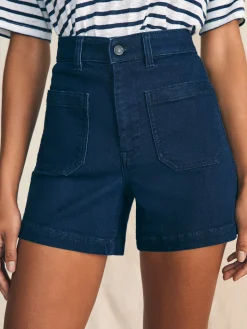 Faherty Brand Stretch Terry Patch Pocket Short -^Women Shorts & Skirts