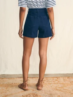 Faherty Brand Stretch Terry Patch Pocket Short -^Women Shorts & Skirts