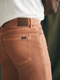 Faherty Brand Stretch Terry 5-Pocket Athletic Fit Pant (32