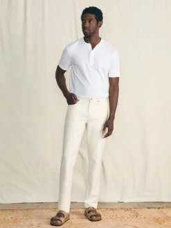 Faherty Brand Stretch Terry™ 5-Pocket Pant (32" Inseam) -^ Pants