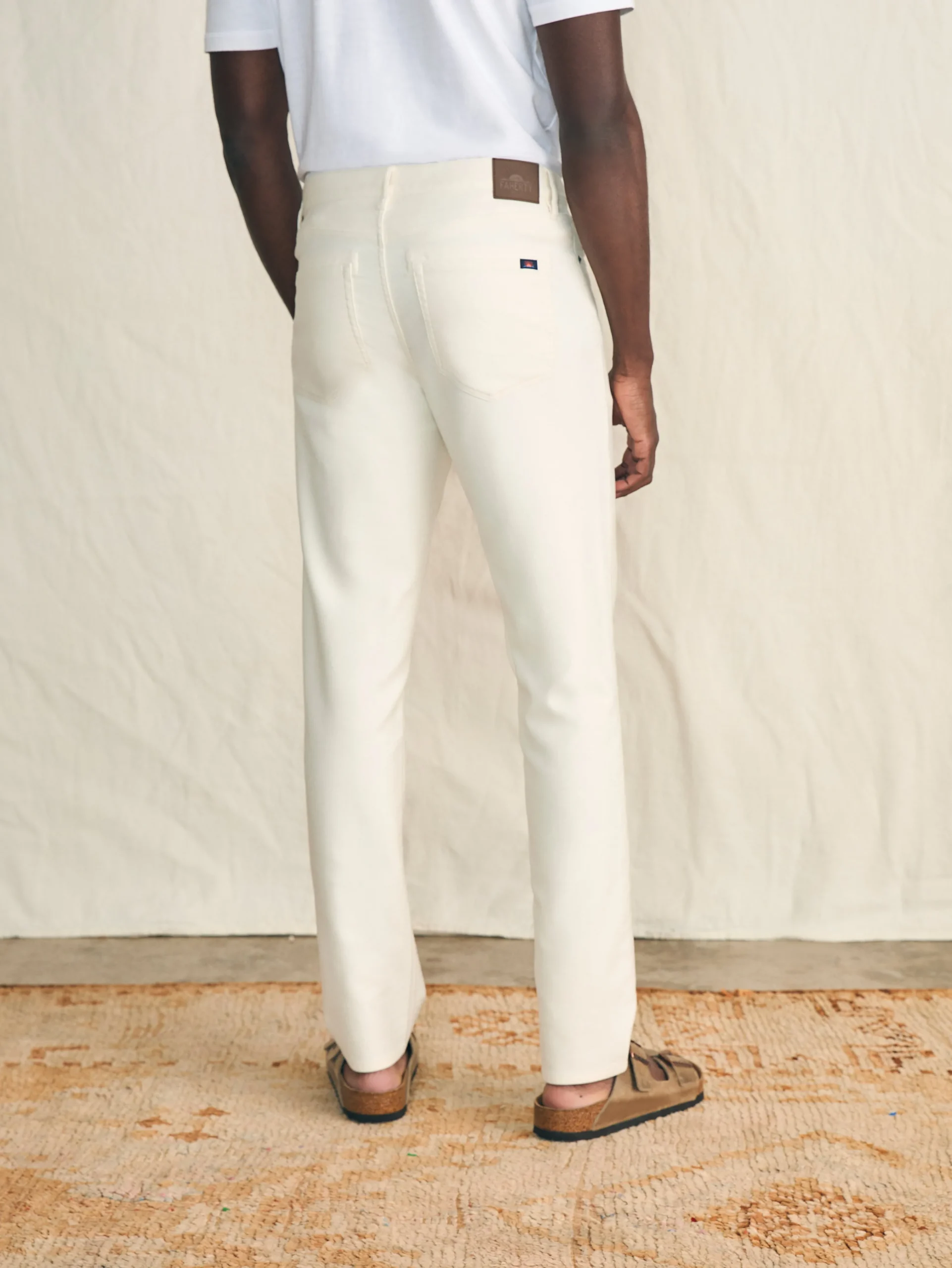 Faherty Brand Stretch Terry™ 5-Pocket Pant (32" Inseam) -^ Pants