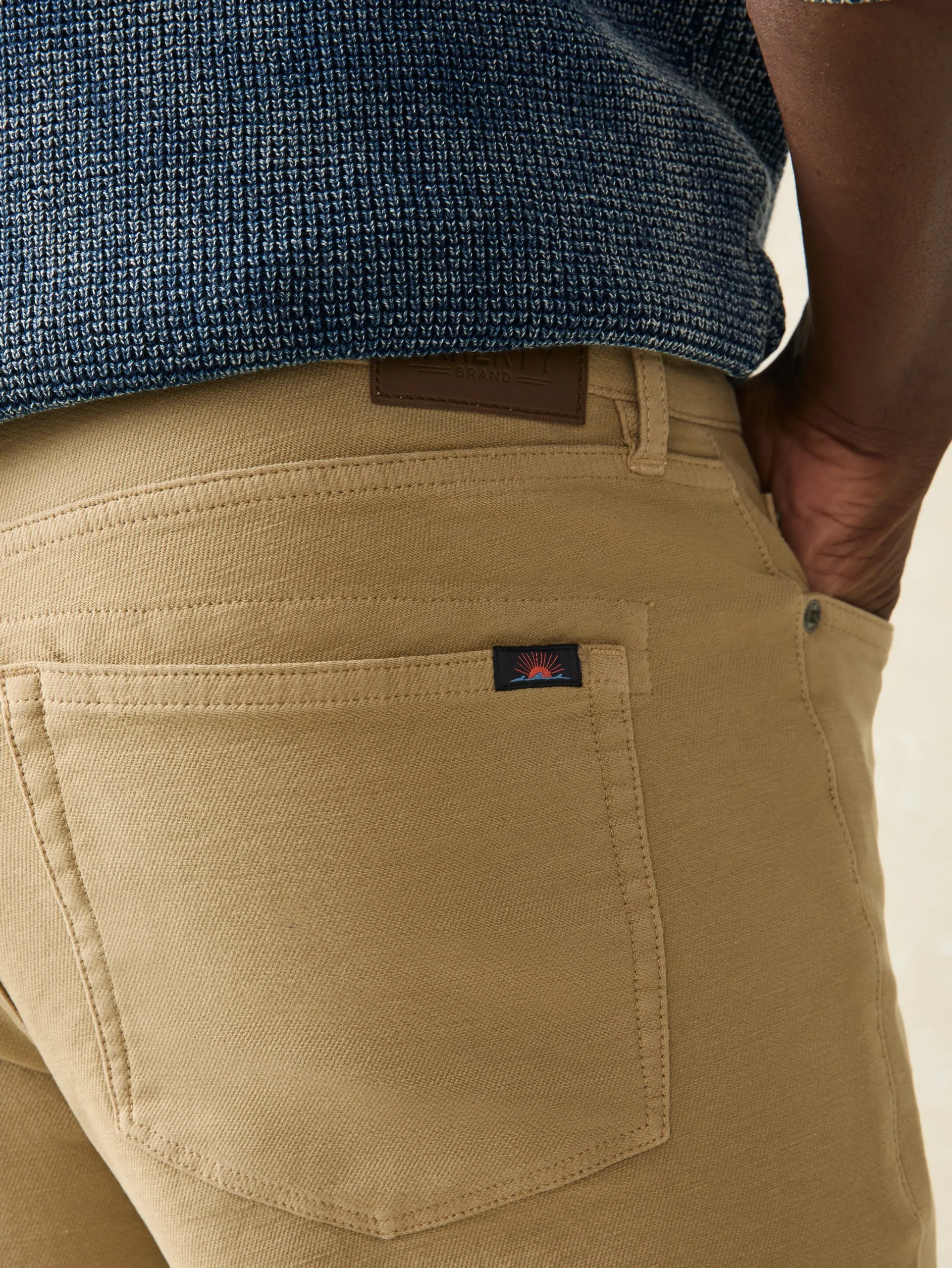 Faherty Brand Stretch Terry 5-Pocket Pant -^ Pants