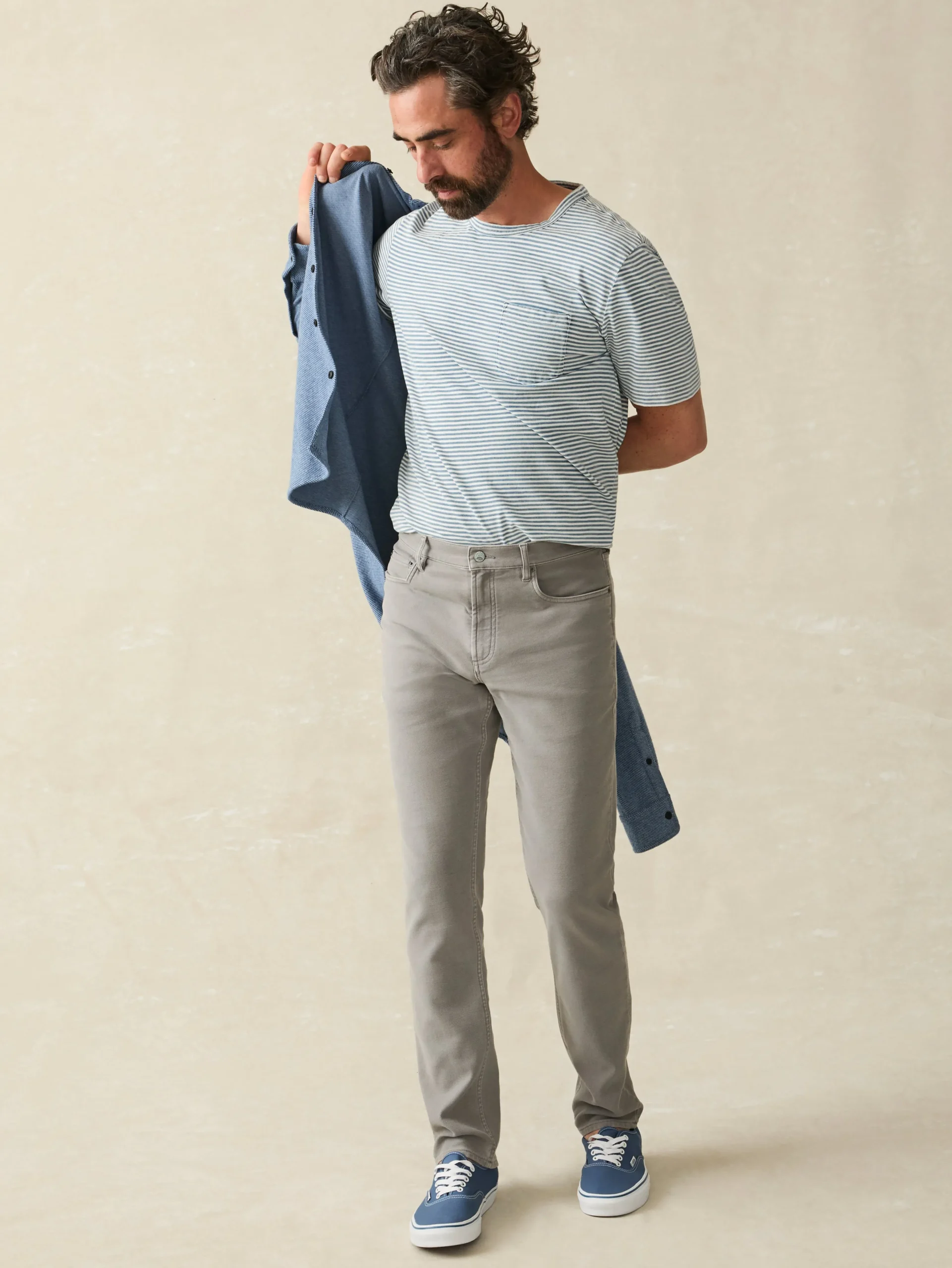Faherty Brand Stretch Terry 5-Pocket Pant -^ Pants