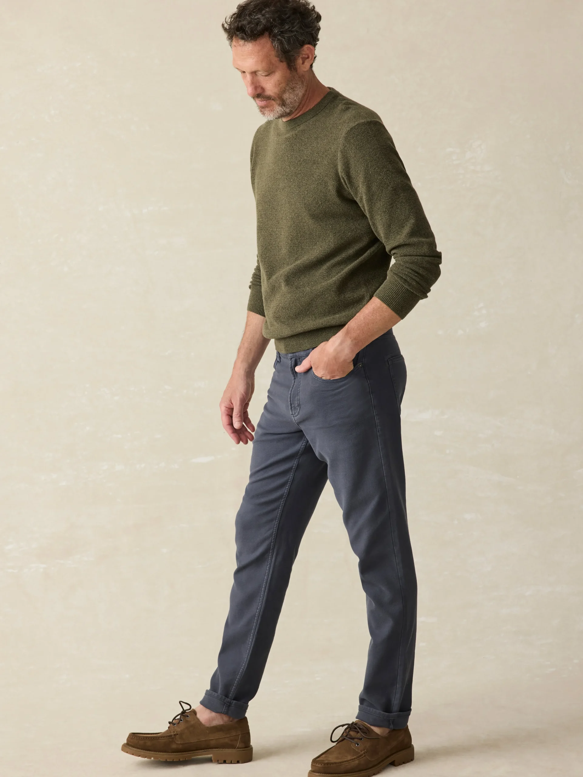 Faherty Brand Stretch Terry 5-Pocket Pant -^ Pants