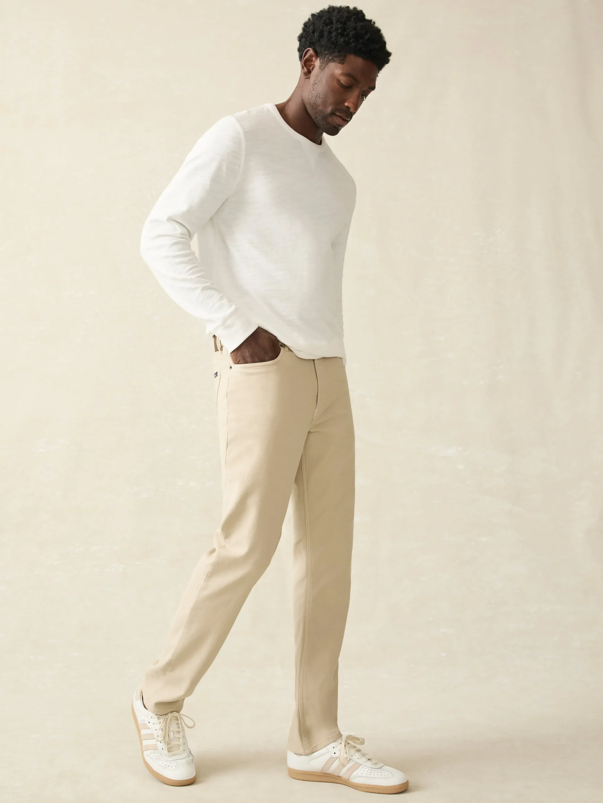 Faherty Brand Stretch Terry 5-Pocket Pant -^ Pants