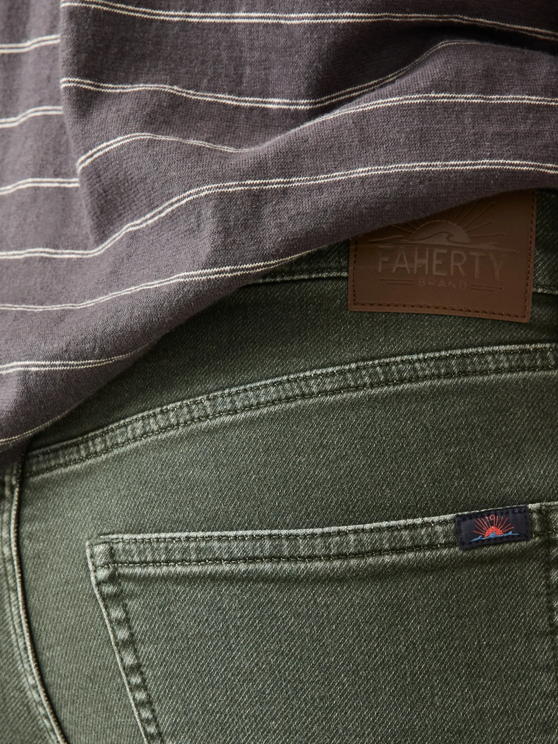 Faherty Brand Stretch Terry 5-Pocket Pant -^ Pants