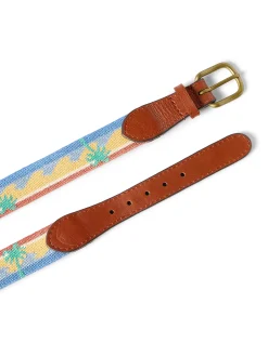 Faherty Brand s Embroidered Belt -^ Belts