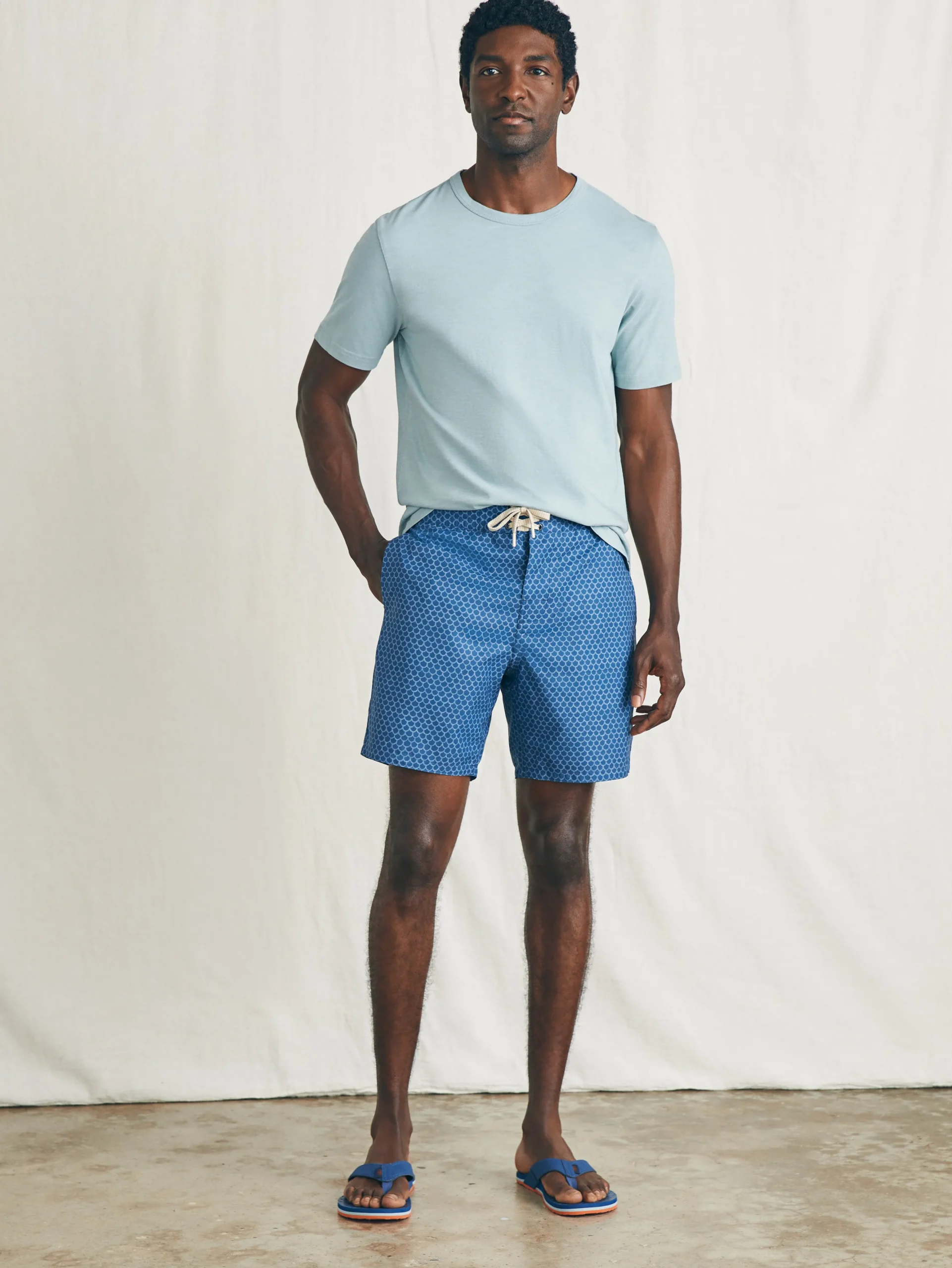 Faherty Brand Sunwashed Boardshort -^ Swim