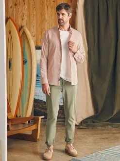Faherty Brand Sunwashed Chambray Shirt -^ Shirts
