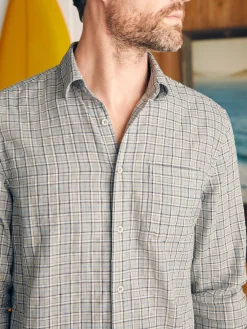Faherty Brand Sunwashed Chambray Shirt -^ Shirts