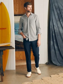 Faherty Brand Sunwashed Chambray Shirt -^ Shirts