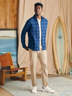Faherty Brand Sunwashed Chambray Shirt -^ Shirts