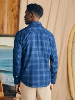 Faherty Brand Sunwashed Chambray Shirt -^ Shirts