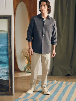 Faherty Brand Sunwashed Chambray Shirt -^ Shirts