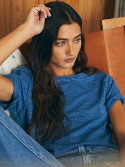 Faherty Brand Sunwashed Crew Tee -^Women T-Shirts