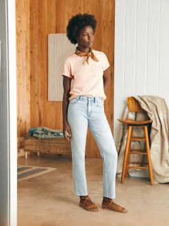 Faherty Brand Sunwashed Crew Tee -^Women T-Shirts