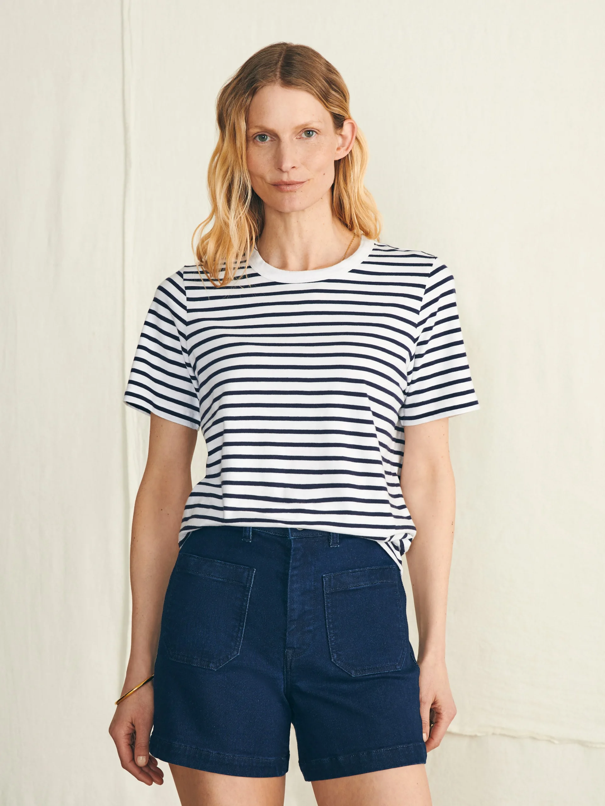 Faherty Brand Sunwashed Crew Tee -^Women T-Shirts